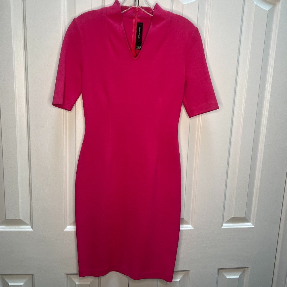 St. John short sleeve dress NWT